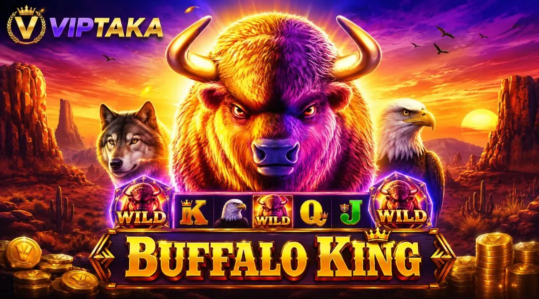 Buffalo King - VIPTAKA-তে আকর্ষণীয় ওয়াইল্ড লাইফ থিমযুক্ত স্লট