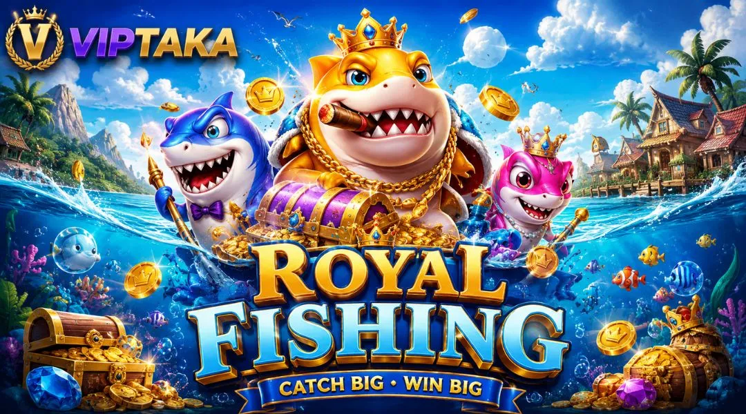 Royal Fishing VIPTAKA – উচ্চ হারে পুরস্কারসহ রাজকীয় ফিশ হান্টিং গেম